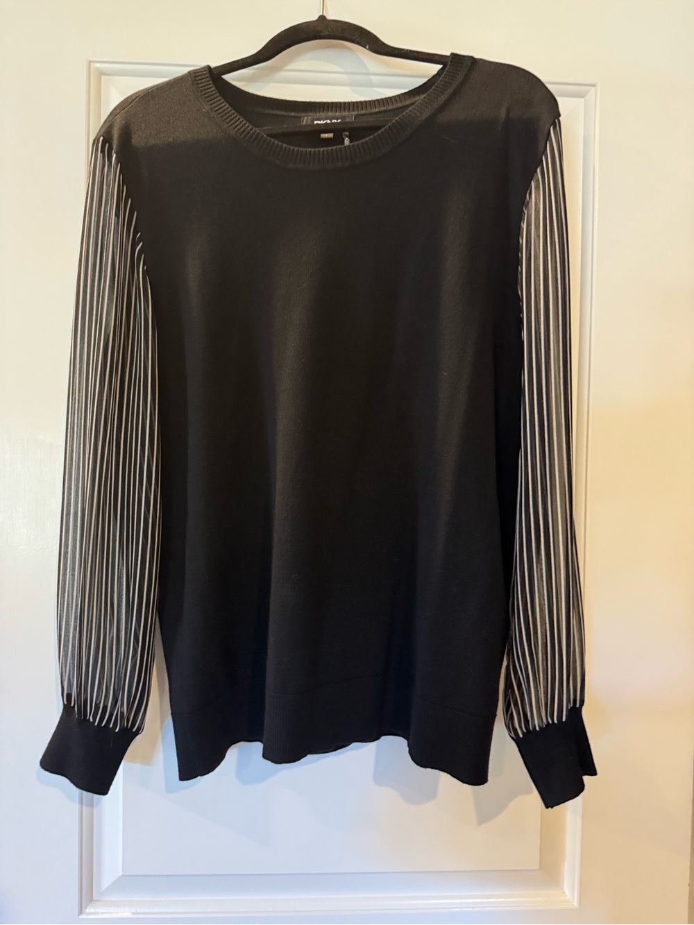 DKNY Black Crewneck Sweater